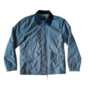 J. Crew Wallace & Barnes Green Jacket with Brown Collar